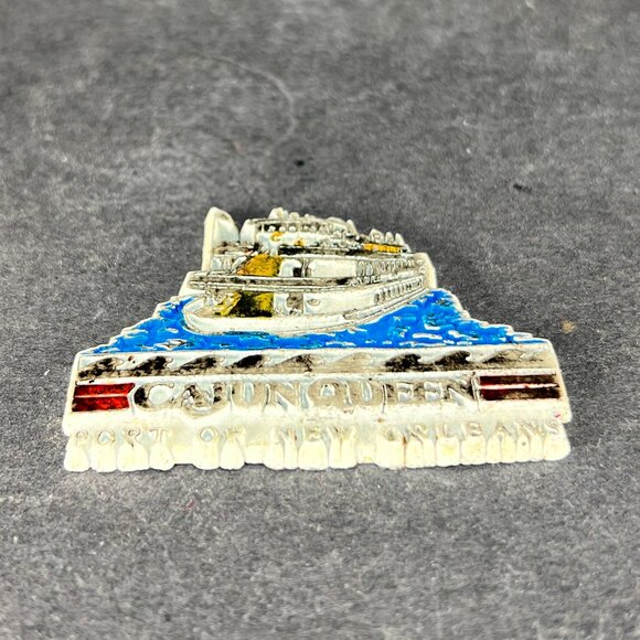 Cajun Queen Port of New Orleans Fridge Magnet 3D Resin Souvenir Vacation Travel - Picture 5 of 8